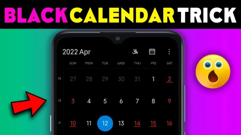 Blaack Calendar Lock App
