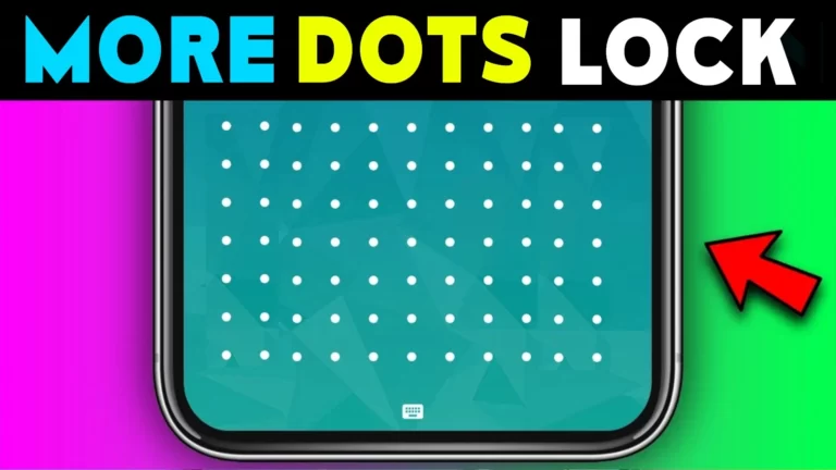 More Dots App Lock, Secure, and Intruder Capture - Your Privacy Guardian!