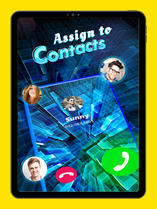 Play Store Color Call Screen & Themes App