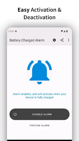 Charge Alarm