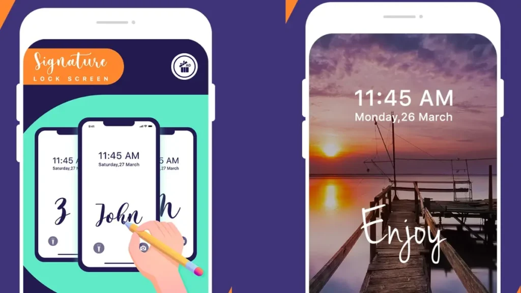 Signature Lock Screen App - Must-Have for Phone Security